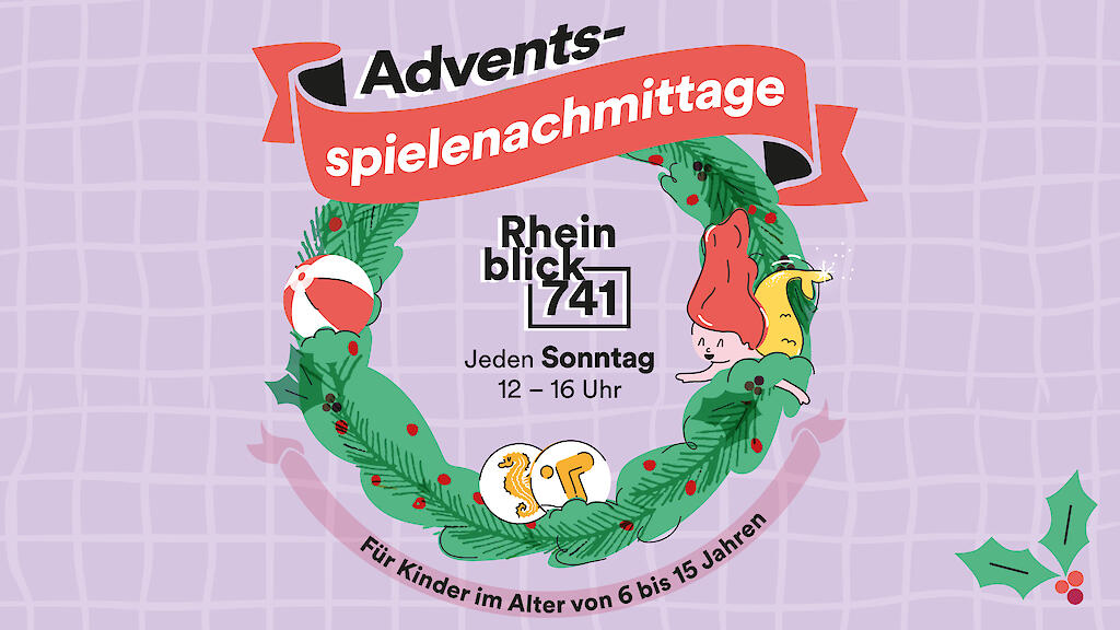 Veranstaltungsgrafik zu den Adventsspielenachmittage im Rheinblick 741
